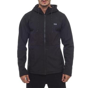 Imagem de Jaqueta Hurley Moviment Logo WT23 Masculina Preto, Preto, M