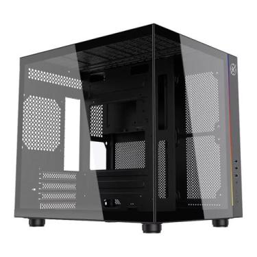 Imagem de Gabinete Kalkan Midgard Rgb Matx Mid Tower Vidro Temperado Usb 3.0 Pre