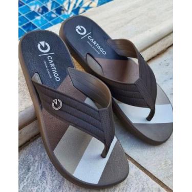 Imagem de Chinelo Cartago Masculino Montreal Casual Macio Conforto Original, Mar