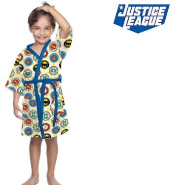 Imagem de Roupão de Banho de Menino Felpudo Infantil Kids Divertido - Lepper, Li