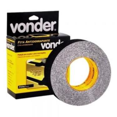 Imagem de Fita antiderrapante 50mmx 5m preta vonder