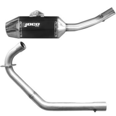 Imagem de Escapamento Foco Racing F2 Honda Cg 160 2015/2024, Preto