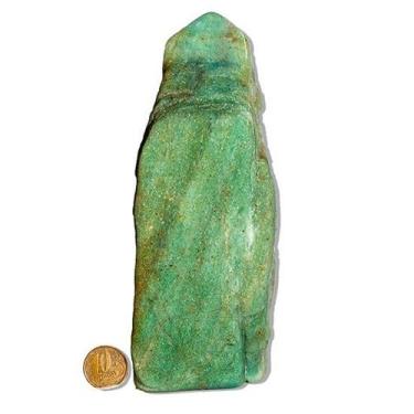 Imagem de 01 Aventurina Azul Pé Bico e Corpo Polido 1Kg 17cm Tipo B - Cristaisde