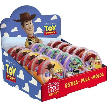 Imagem de Massa de Modelar Toy Story Stica e Pula Air Clay com Tutoriais 4 Cores Doce Brinquedo