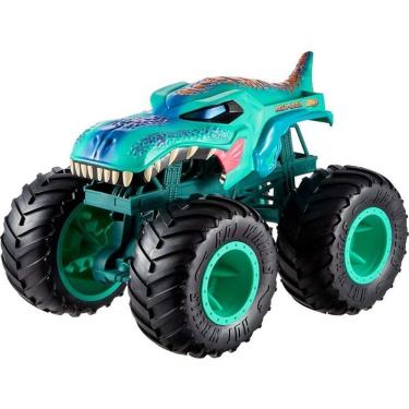 Imagem de Caminhão de Brinquedo Hot Wheels Monster Trucks Scale Mega Wrex XL Tamanho Gigante Mattel