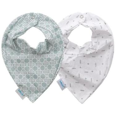 Imagem de Babador Bandana Baby Joy Clássicos Verde - 2 Unidades - INCOMFRAL