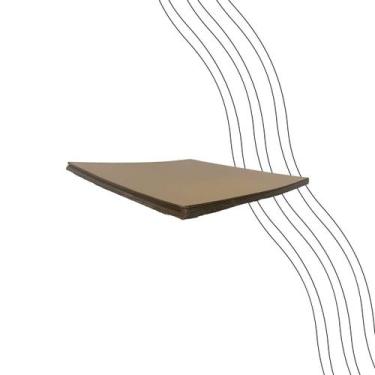 Imagem de Kit Chapa de Papelão Parda 60x60cm Reciclada Onda T Kit:10 - IDB Embal