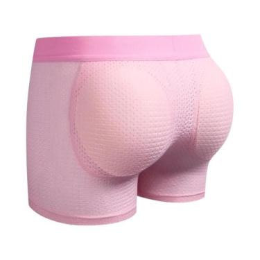 Imagem de Cuecas Boxer Masculinas Sensuais Com Bojo Para Realce De Quadril E Bum