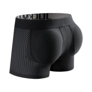 Imagem de Cuecas Boxer Masculinas Sensuais Com Bojo Para Realce De Quadril E Bum