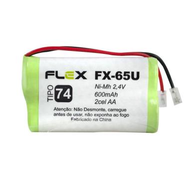 Imagem de Bateria para telefone sem fio 600mAh Flex FX-65U Tipo 74
