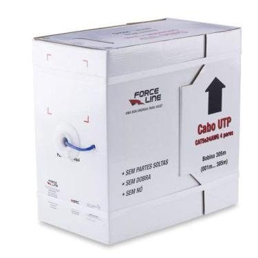 Imagem de Cabo de Rede CAT5E UTP 305m Forceline