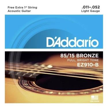 Imagem de Encordoamento Daddario Violão Ez910-b 85/15 011 11/52