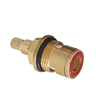 Imagem de Cartucho de torneira 20 engrenagens, válvula de cartucho de disco de cerâmica, válvulas de substituição de latão para torneira de batedeira de cozinha de banheiro