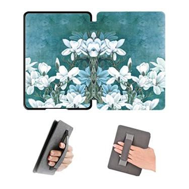 Imagem de Capa de 15 cm com alça de mão para Kindle Paperwhite 5º 6º 7º antes de 2018, modelo EY21 e DP75SDI, capa à prova d'água com hibernação automática
