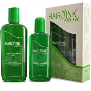 Imagem de Hair Sink Fresh Tratamento Antiqueda De Cabelos Shampoo 240ml E Tônico