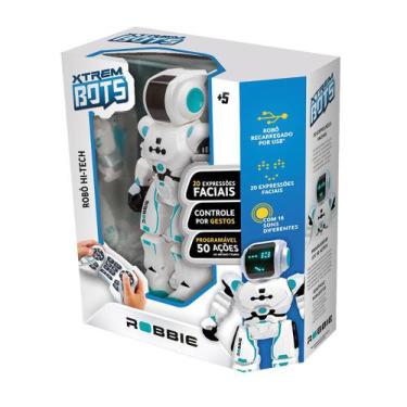 Figura Eletrônica - XTrem Bots Robô - Andy - 30 Ações - Fun Divirta-se