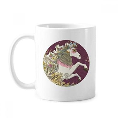 Imagem de Japan Wing Hourse Ukiyo-e Leaves Caneca Cerâmica Café Porcelana Utensílios de Mesa