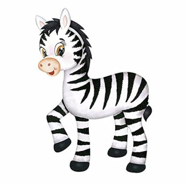 Imagem de Aplique MDF e Papel Litoarte 8 cm - Modelo APM8-816 Zebra