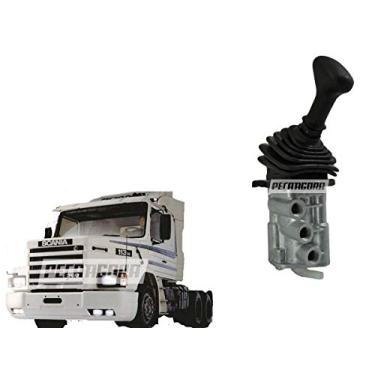 Imagem de MANECO VALVULA FREIO MAO PARA SCANIA 113 143 3 SAIDAS 14MM