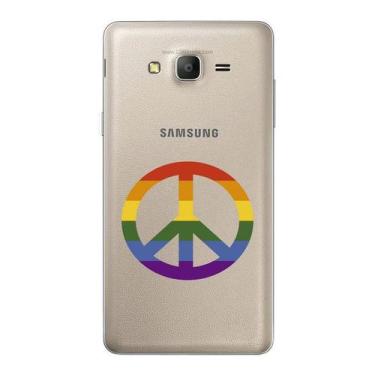 Imagem de Capa Case Capinha Samsung Galaxy  On7 Arco Iris Paz - Showcase