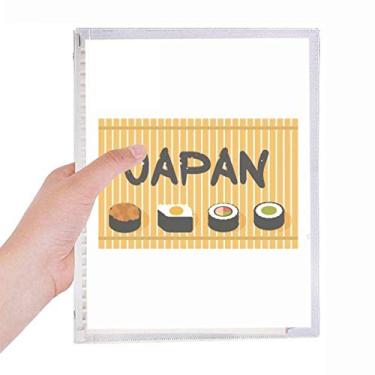 Imagem de Caderno tradicional japonês de sushi Cruisine de folhas soltas diário recarregável artigos de papelaria
