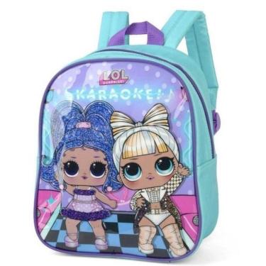 Imagem de Mochila Escolar Infantil Creche LOL Surprise Luxcel Azul