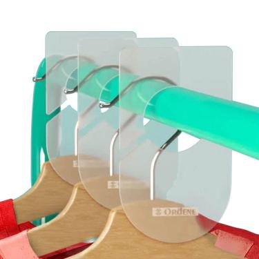 Imagem de Kit 48 Separador de Cabides Arara de Roupa Divisória Tamanho Loja Organizador Ordene