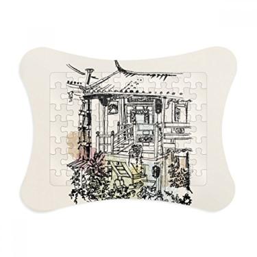 Imagem de Um lindo beco em Dali da China moldura de quebra-cabeça decoração de quadro ornamento de jogo de quebra-cabeça