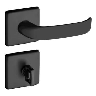 Imagem de Fechadura para Banheiro Concept 413-40 com Roseta Quad Preta