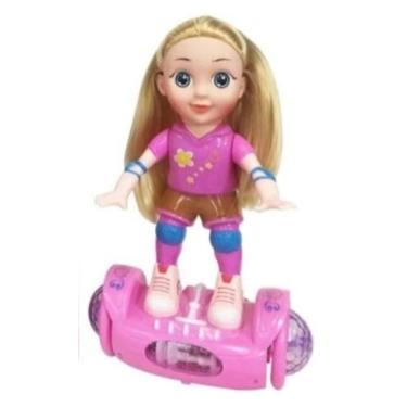 Imagem de Boneca Bate E Volta Patim Roller Overboard Brinquedo Meninas