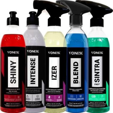 Imagem de Kit Automotivo Limpeza Descontaminante Restaurador Vonixx