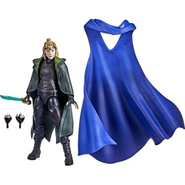 Imagem de Marvel Legends Series Figura de 15 cm e 2 peças Build-a-Figure - Marvel’s Sylvie - F1097 - Hasbro, Preto, verde, azul e marrom