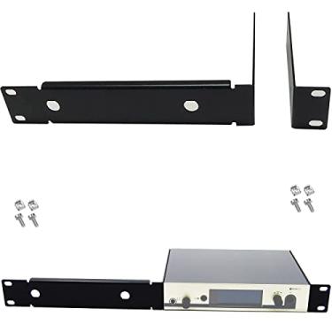 Imagem de Kit de montagem em rack adequado para Senheiser ew G 3 G 4 (ew100 135 300 335 835 845 935 945) Receptor Singe GA 3 GA 4 Montagem em hardware de instalação padrão de 48 cm