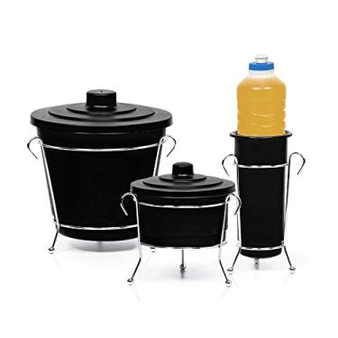 Imagem de Super Kit Para Pia 3 Peças Preto