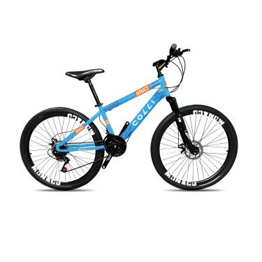 Imagem de Colli Bike, Bicicleta Monaco, Aro 26, Freios a Disco, 21 Velocidades, Alavanca Rapid Fire 3/7V, Pedivela Triplo Aço, Selim Veloce PU C/Carrinho, Guidão Downhill