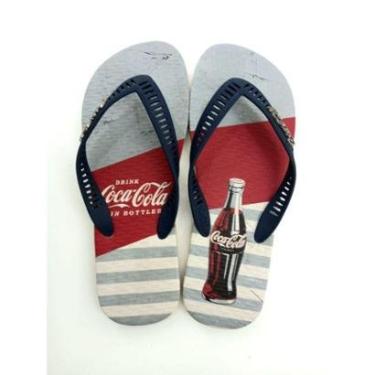 Imagem de Chinelo Coca-Cola Shoes Americana Vintage Masculino Adulto - Ref CC3688 - Tam 38/46-Masculino
