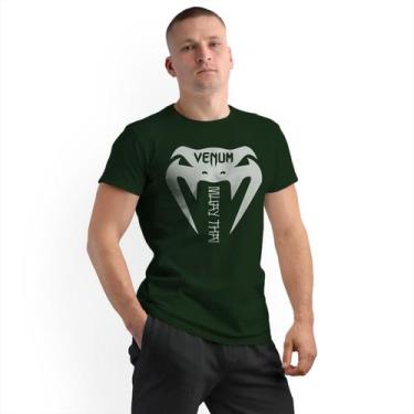 Imagem de Camiseta Muay Thai Venum Academia Treino Boxing 100% Algodão - Diverse