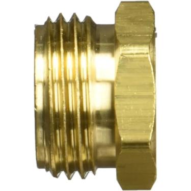 Imagem de Coxreels Adaptador de carretel de mangueira 10781, 1,3 cm NPT fêmea x 1,9 cm macho de jardim, 250 psi