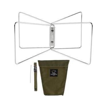 Imagem de predolo Dobrável Refrigerador Suporte Caixa de Gelo Portátil com Saco de Transporte Mala Rack Dobrável Suporte Rack para Churrasco Pátio Doméstico, PRATA