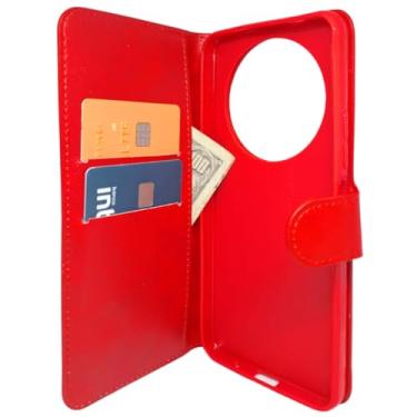 Imagem de Capa Carteira Para Xiaomi Redmi A3 (Tela de 6.7) Vermelho