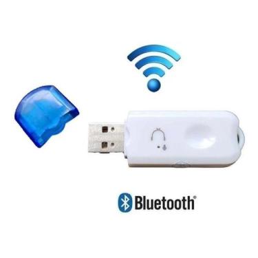 Imagem de Adaptador Receptor Bluetooth Usb Pendrive Carro Musica - Js Technology