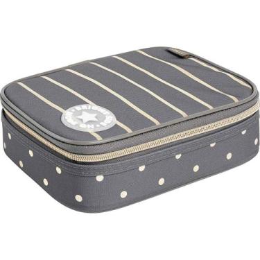 Imagem de Estojo Box Academie Holo Listras E Poá 348597 - Tilibra