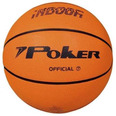 Imagem de Bola de basquete 7.0 Indoor Laranja Poker, Laranja