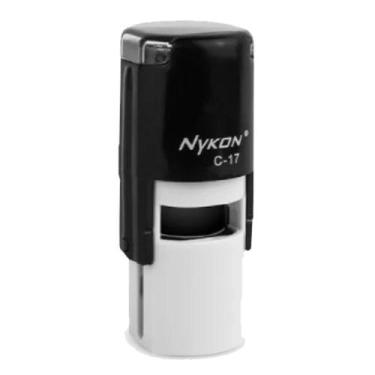Imagem de Carimbo Redondo Personalizado Nykon C17 Tradicional - 17mm - Carimbos 