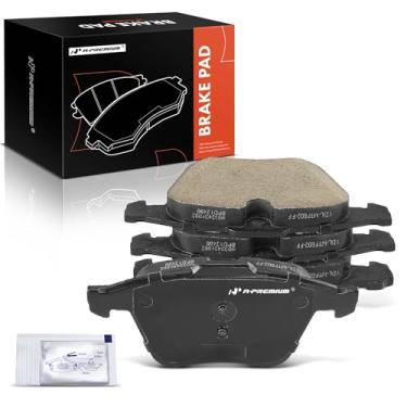 Imagem de A-Premium Conjunto de pastilhas de freio a disco de cerâmica frontal compatível com Jaguar XF 2010-2015, XJ 2011-2018, F-Type 2018-2021, XK 2012-2015, XKR 2007-2009, 4 peças