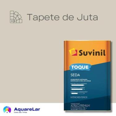 Imagem de Toque Seda Suvinil Acetinado 16L, TAPETE DE JUTA