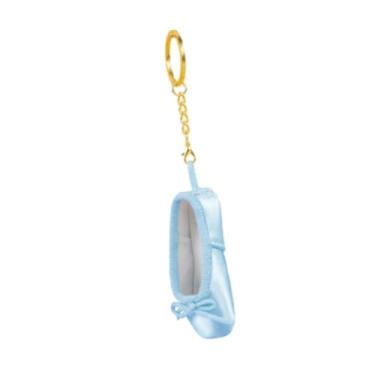 Imagem de TTETTZ Chaveiro de Sapato de Balé Elegante Compacto Chaveiro de Carro para Mochila Festa Aniversário Bolsa, Azul claro