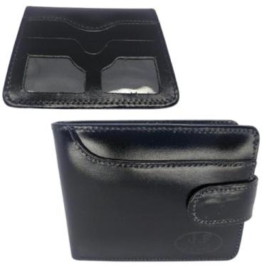 Imagem de Carteira Masculina  Em Couro Com Porta Cartões Desmontável - J F COURO