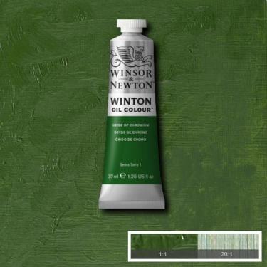 Imagem de Tinta a Óleo Para Tela Winton 37ML 459 Oxide Of Chromium - Winsor & Ne