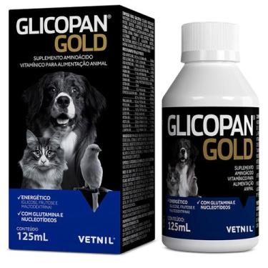 Imagem de Suplemento Vetnil Glicopan Gold Para Cães E Gatos Pets 125ml
